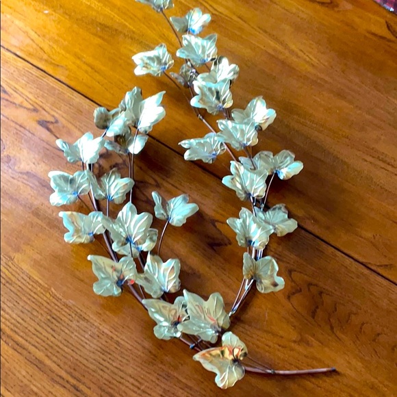 Home Interiors Other - Vintage Brass/gold tone Home Interior ivy set